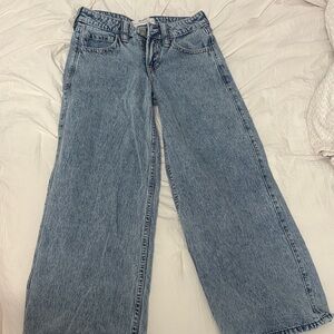 Hollister Women's Light Blue Flare Jeans